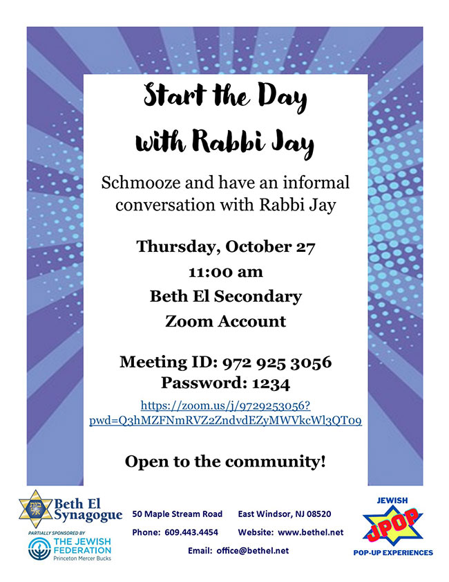 Start the Day with Rabbi Jay