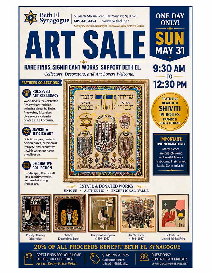 Beth El Art Sale