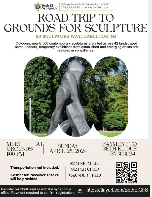 Road Trip To Grounds For Sculpture Beth El Synagogue