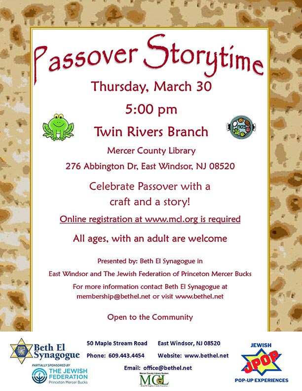 Passover Storytime